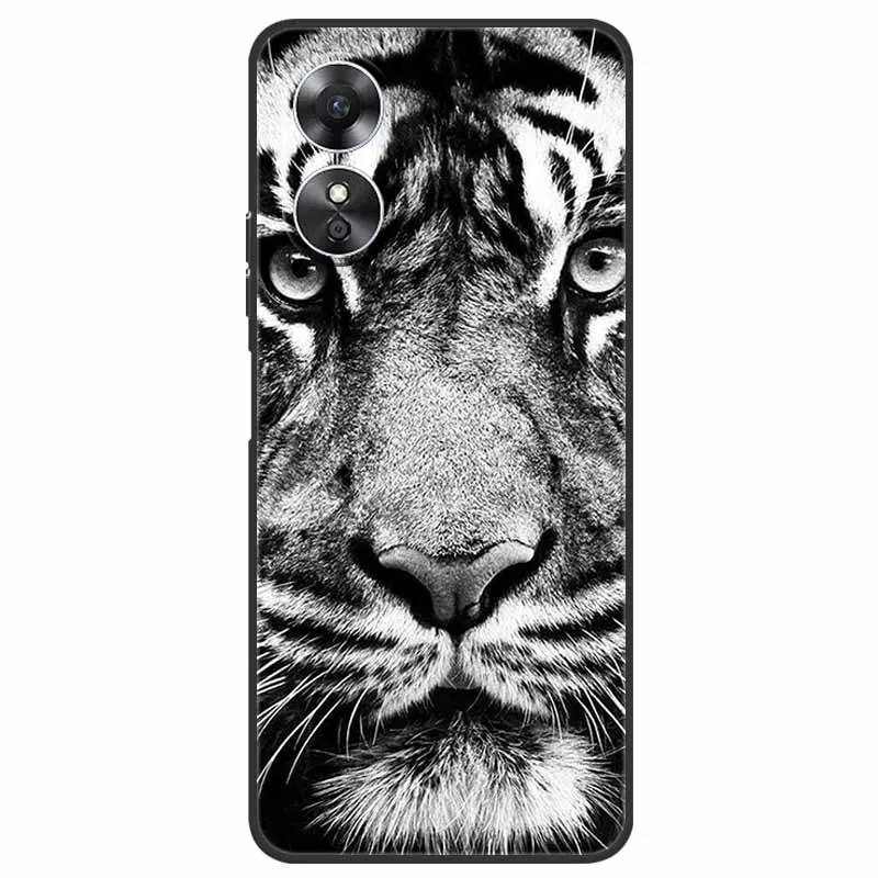 Protective Soft Silicone TPU Phone Case with Cool Wolf Design