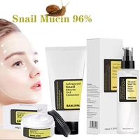Snail mucin 96% Korean skin care facial essence fades fine lines repair essence firming face snail moisturizing set 1