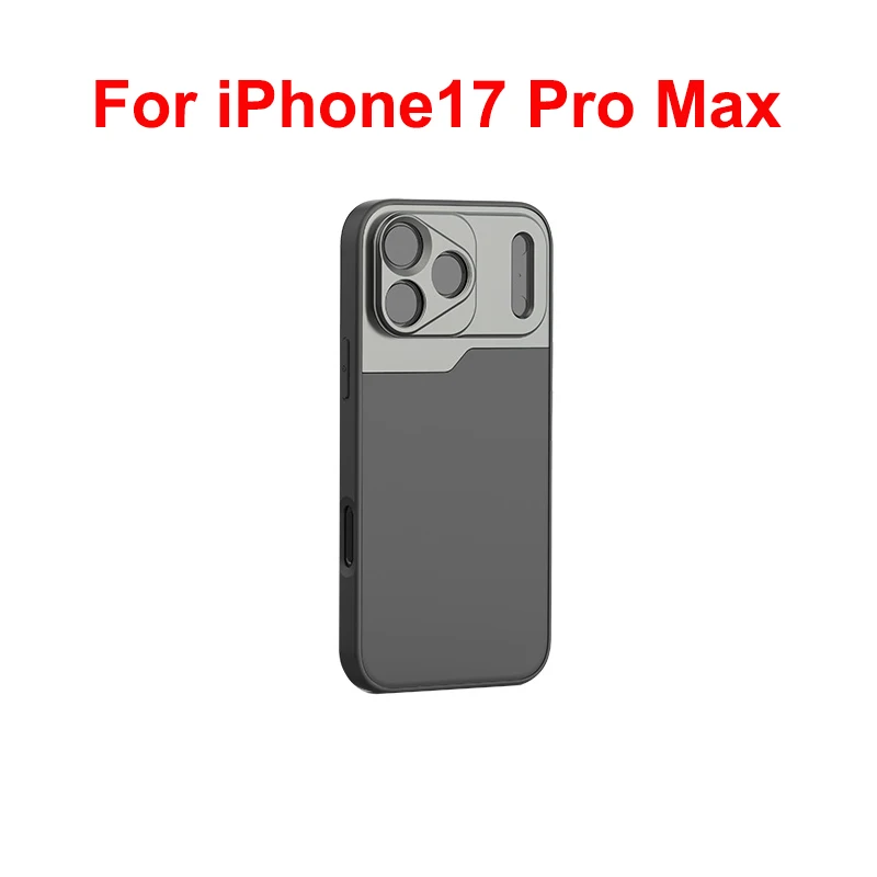 Mini Vlog Protective Mobile Phone Case with Anamorphic Macro & Wide Angle Lens Mount