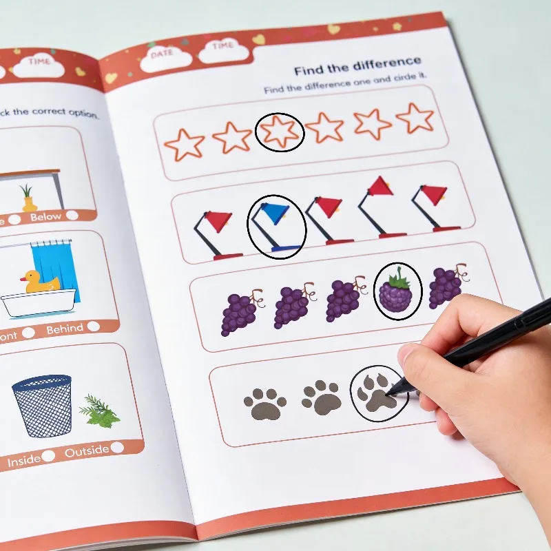 A Math Logical Thinking Exercise Book Recognizing Numbers 0-10 Suitable for Early Childhood Improving Mathematical Thinking