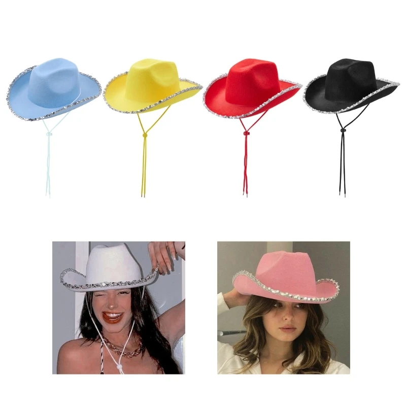 Bride Cowboy Hat Bridesmaid Cowgirl Hat Bachelorette Party Costume Cap Photo, cowgirl hats,cowboy hats