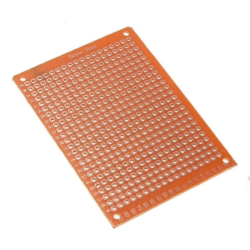 DIY 5x7cm 회로 기판 브레드보드용 납땜 완료 프로토타입 PCB 20개