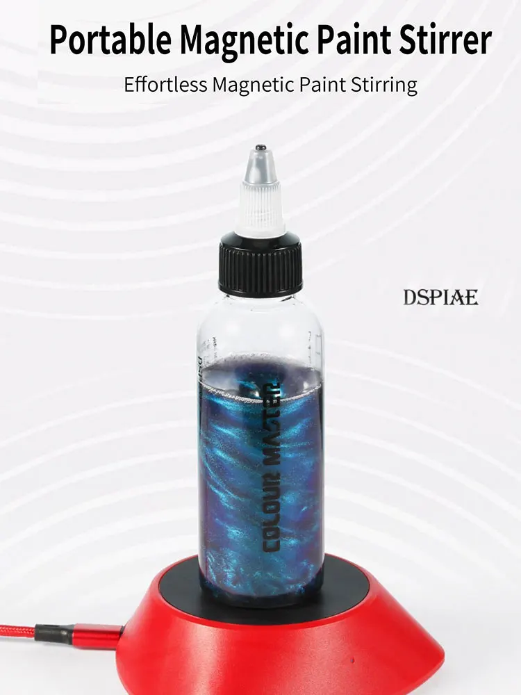 DSPIAE MS-01LE model coloring dedicated magnetic paint shaker power version with stirring rotor