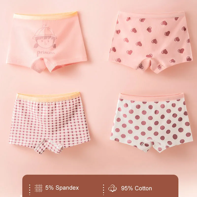 Cotton Children Panties 4 Packs for Girls girls underwear children underwear