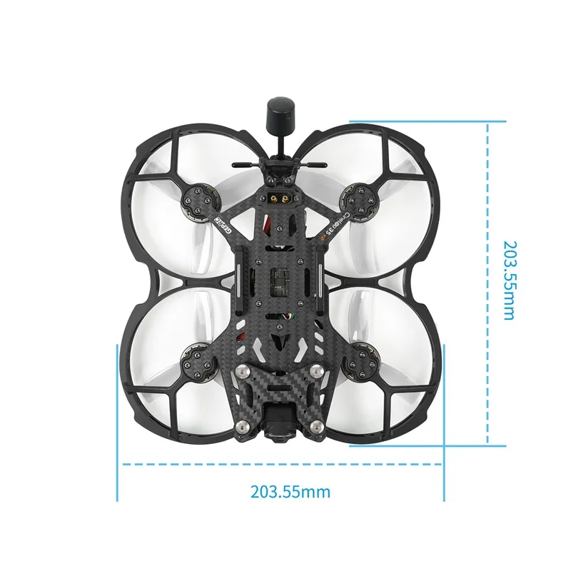 GEPRC CineLog35 V2 HD O3 GEP-F722-45A AIO PNP/ELRS 2.4G/TBS Nano RX FPV Quadcopter Freestyle Drone 4
