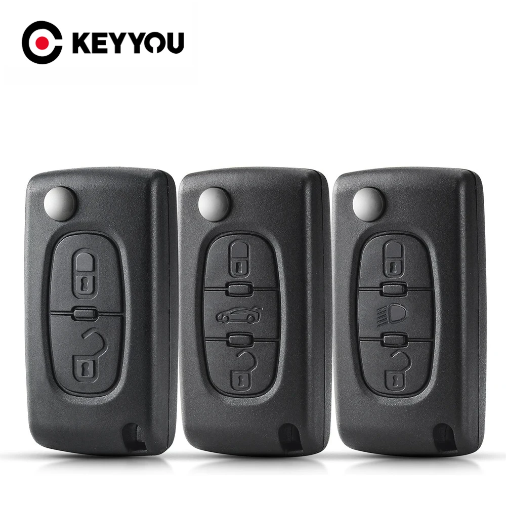 Premium Flip Remote Car Key Shell - Durable Design