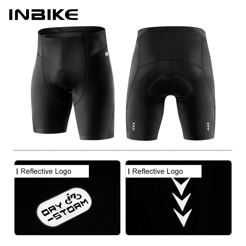 INBIKE Women Cycling Shorts Gel Padded Shockproof MTB Ride Pants Mountain  Bike Shorts Breathable Racing Bicycle