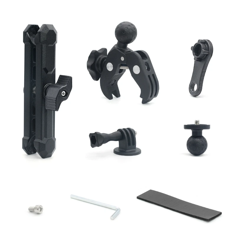

Cycling Handlebar Camera Mount Bracket Bike Handlebar Camera Mount Aluminum Dropship