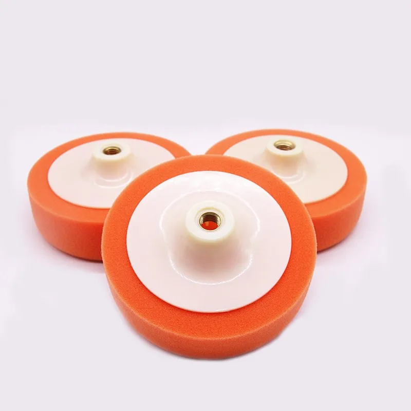 Auto Car Polishing Pad 5Inch 125mm For Polisher Sponge Wheel Waxing Orange Car Accessories Polishing Disc Wash Maintenance car polishing pad car polish pad polishing wheel disc
