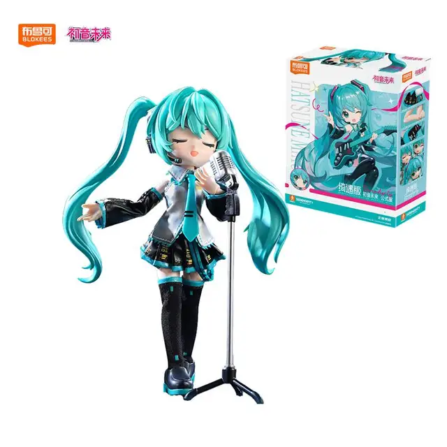 オリジナル BLOKEES 初音ミク組立アニメフィギュアモデル奇跡の桜未来