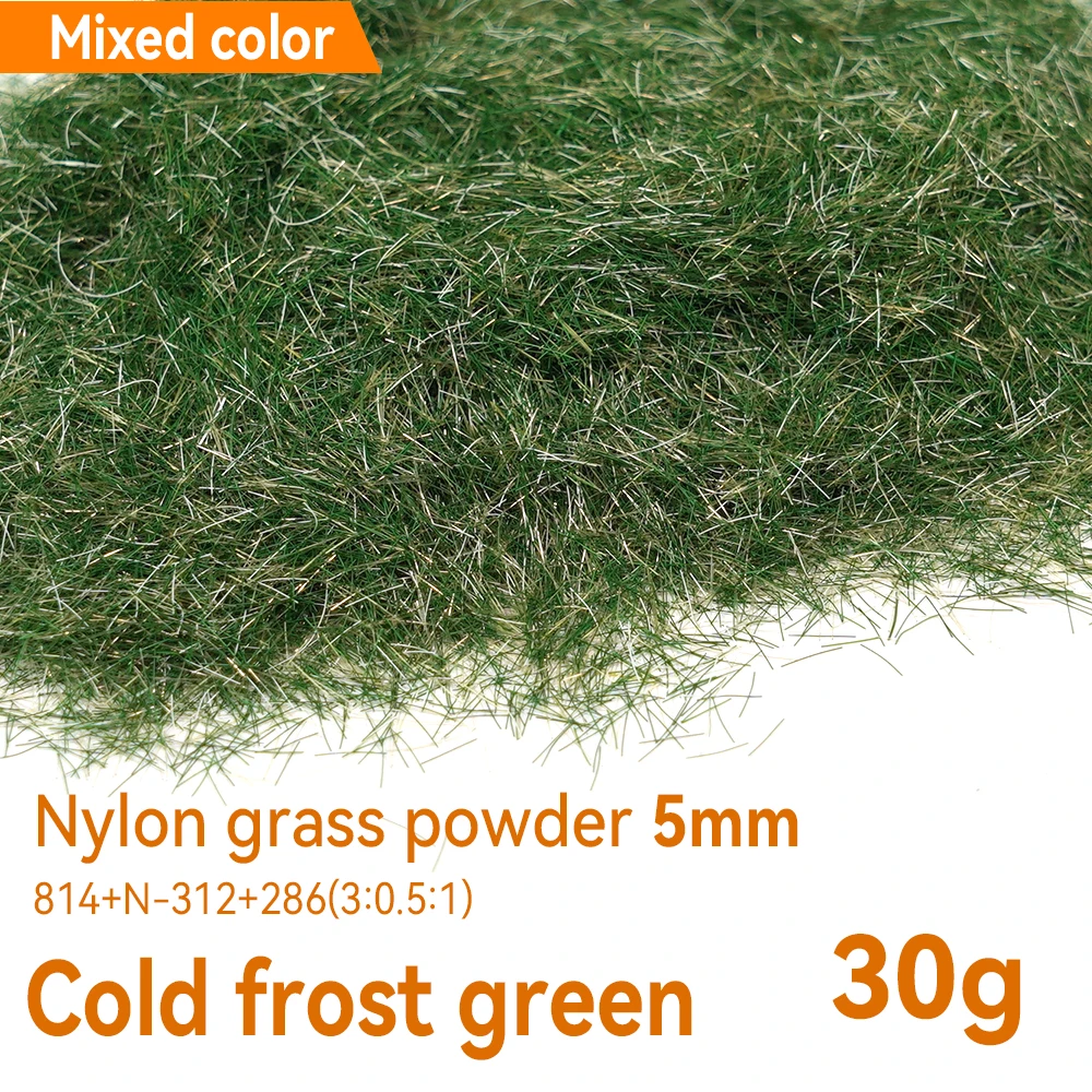 Static Grass Powder Turf Flocking for Diorama Crafting and Scene Building