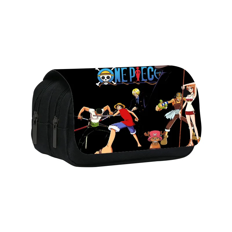 

New One Piece Printed Fashion Peripheral Pencil Bag One Piece ONE PIECE Student Boys Stationery Storage Box
