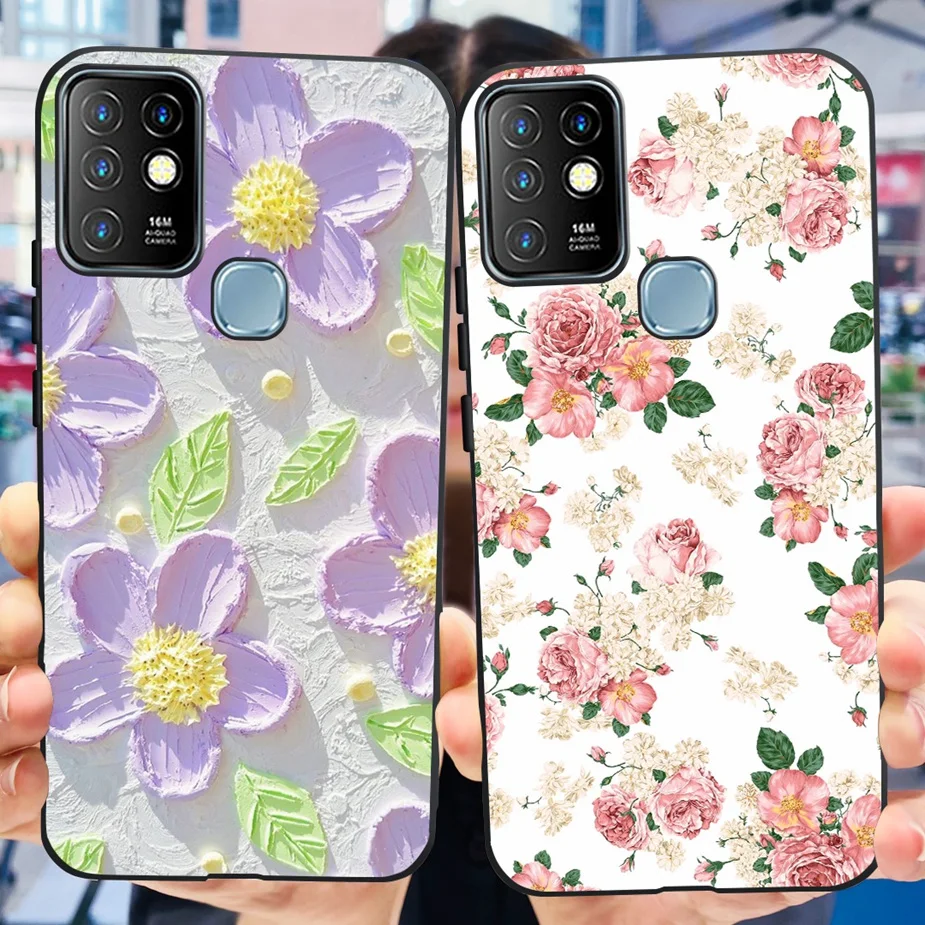 Cute Painted Soft Silicone Phone Case Cover