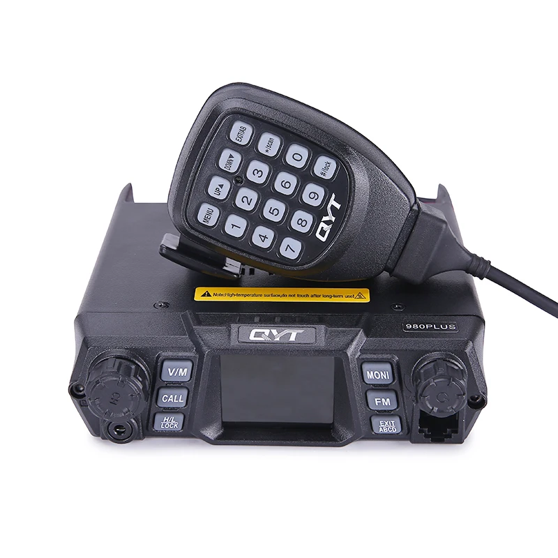 KT-980 Plus Talkie Walkie 50 Km Vehicle Mouted Walkie Talkie VHF 136-174mhz UHF 400-520mhz 75W Hf Transceiver From China