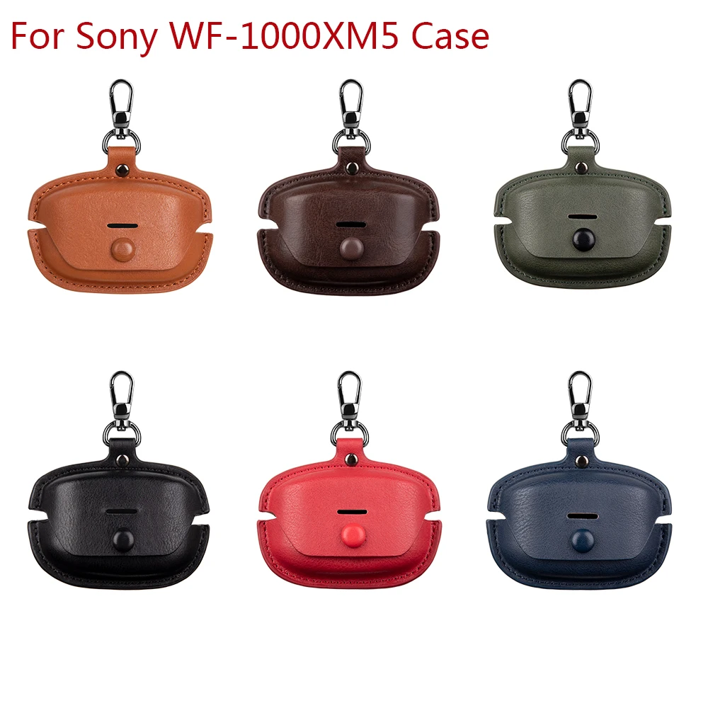 Per Sony Wf-1000Xm5 Custodia Di Lusso In Pelle Pu Bluetooth Cover Per Auricolari Per Sony Xm5 Storage Bag Accessori Box
