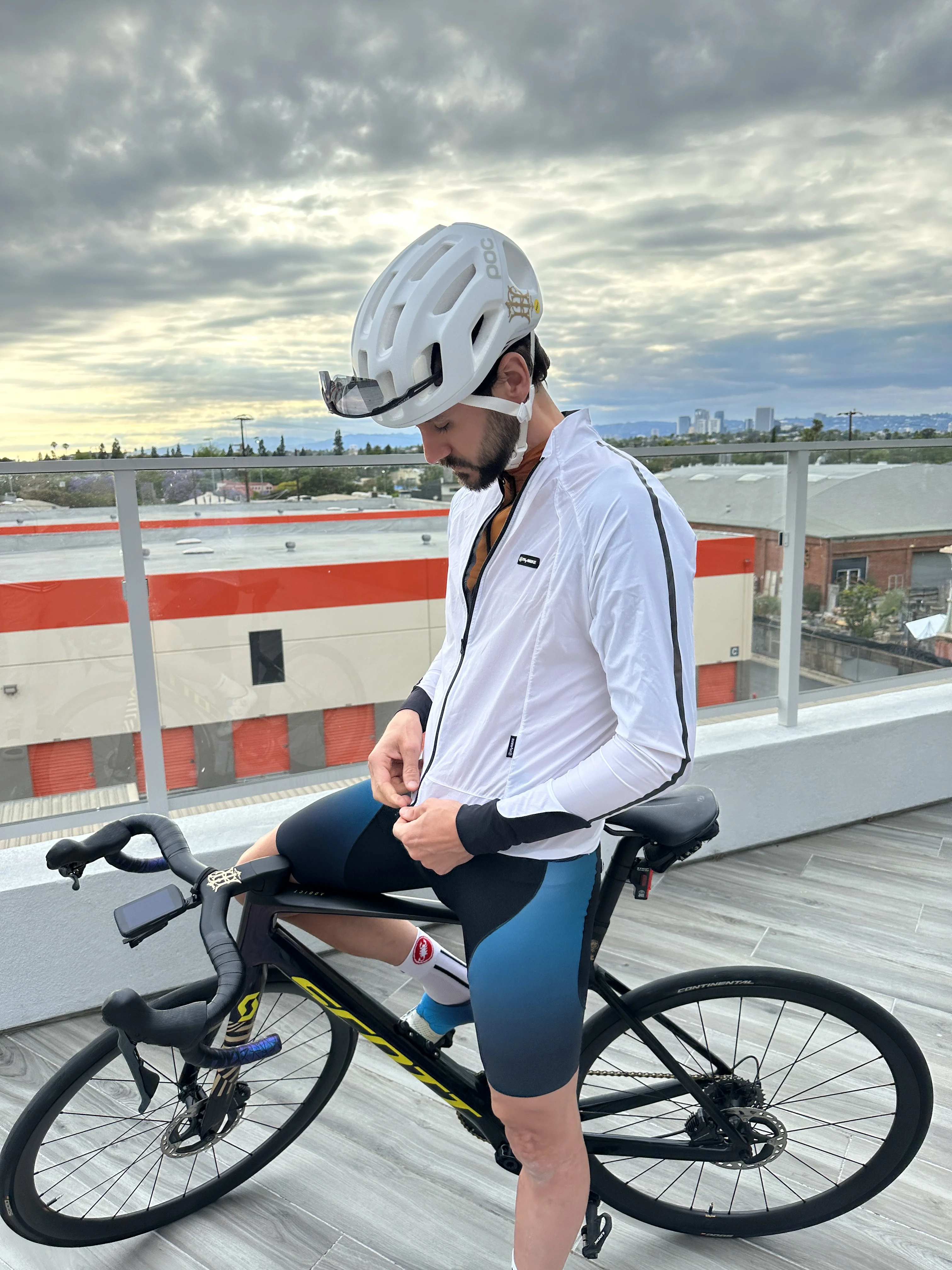 YKYW Male Breathable Long Sleeve Cycling Jacket, Lightweight Packable Windproof Coat, Riding Bike Jacket Clothing, Cycling Jacket, Cycling Clothes