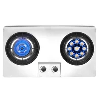 Gas Stove Dual Stove Household Embedded Natural Gas StoveLiquefied Gas Stove Fierce fire  Cooktop 2