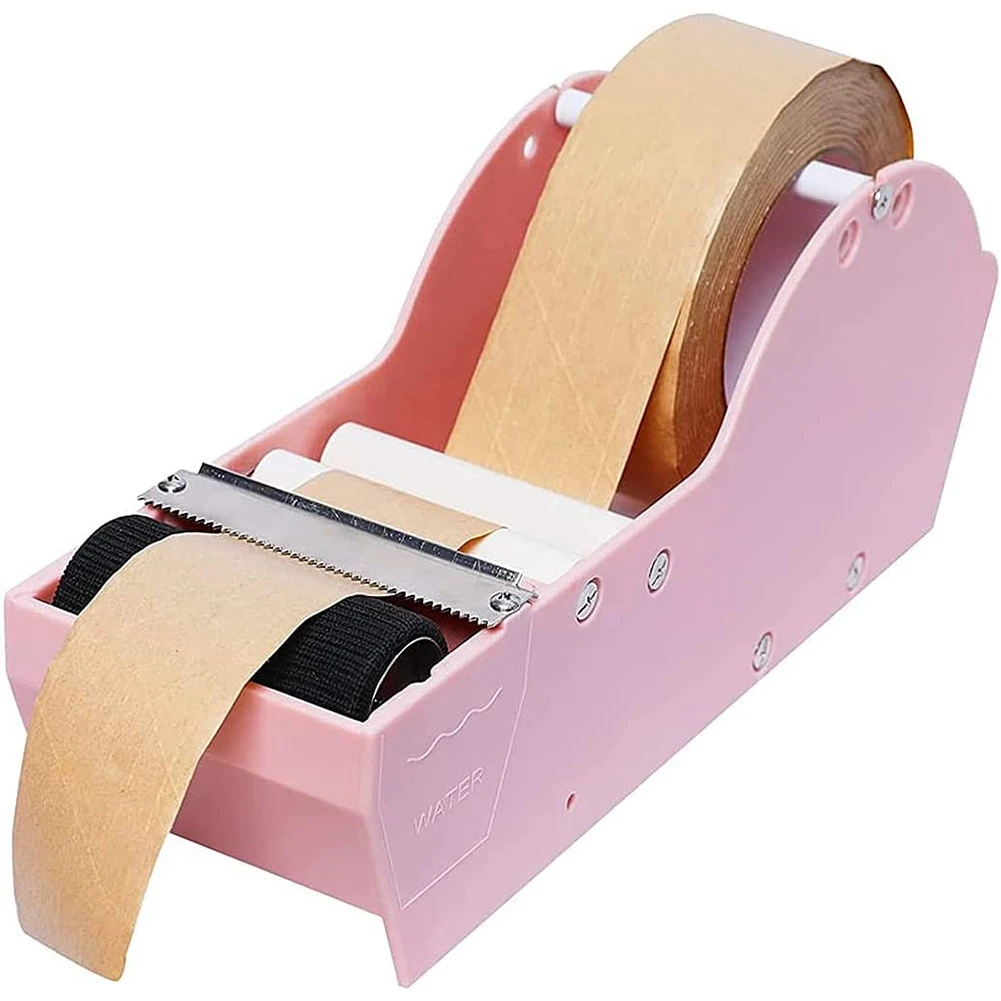 

Настольный диспенсер розовых лент, диспенсер для активированной водой ленты, диспенсер для активированной водой ленты, герметизирующий диспенсер для ленты