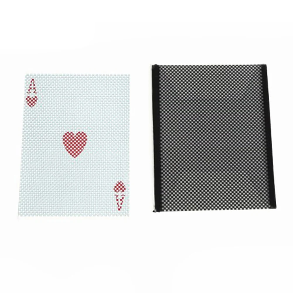 

5PCS Heart Wow Poker Card Funny Gimmick Props Close Up Street Magic Change Twice Mentalism Cards for Tricks Street Bar