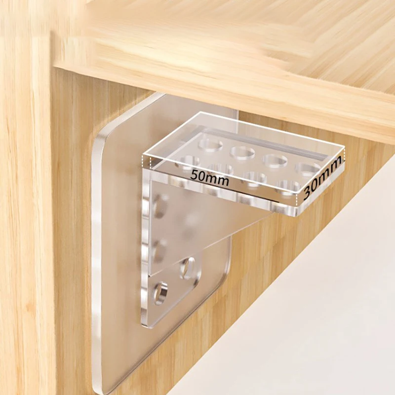 Adhesive Shelf Support Pegs For Kitchen Bedroom Closet Cabinet Shelf Support Clips Wall Hanger Sticker Bracket Holder adhesive hook closet shelf 2/4pcs