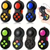 new Stress Relief Handle 8 Functions Cube Decompress Toy Variety Gamepad Decompress Fidget Pad Relieve toys for kids 1