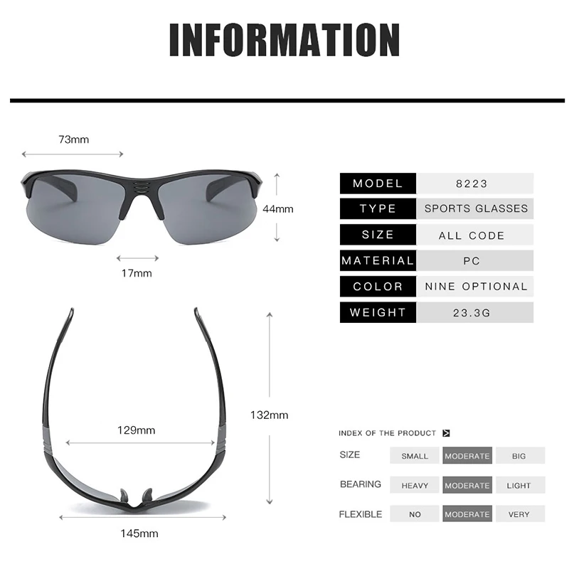 HD Anti-impact Shooting Tactical Glasses Explosion Proof Hiking Cycling Hunting Airsoft CS War Game Goggles