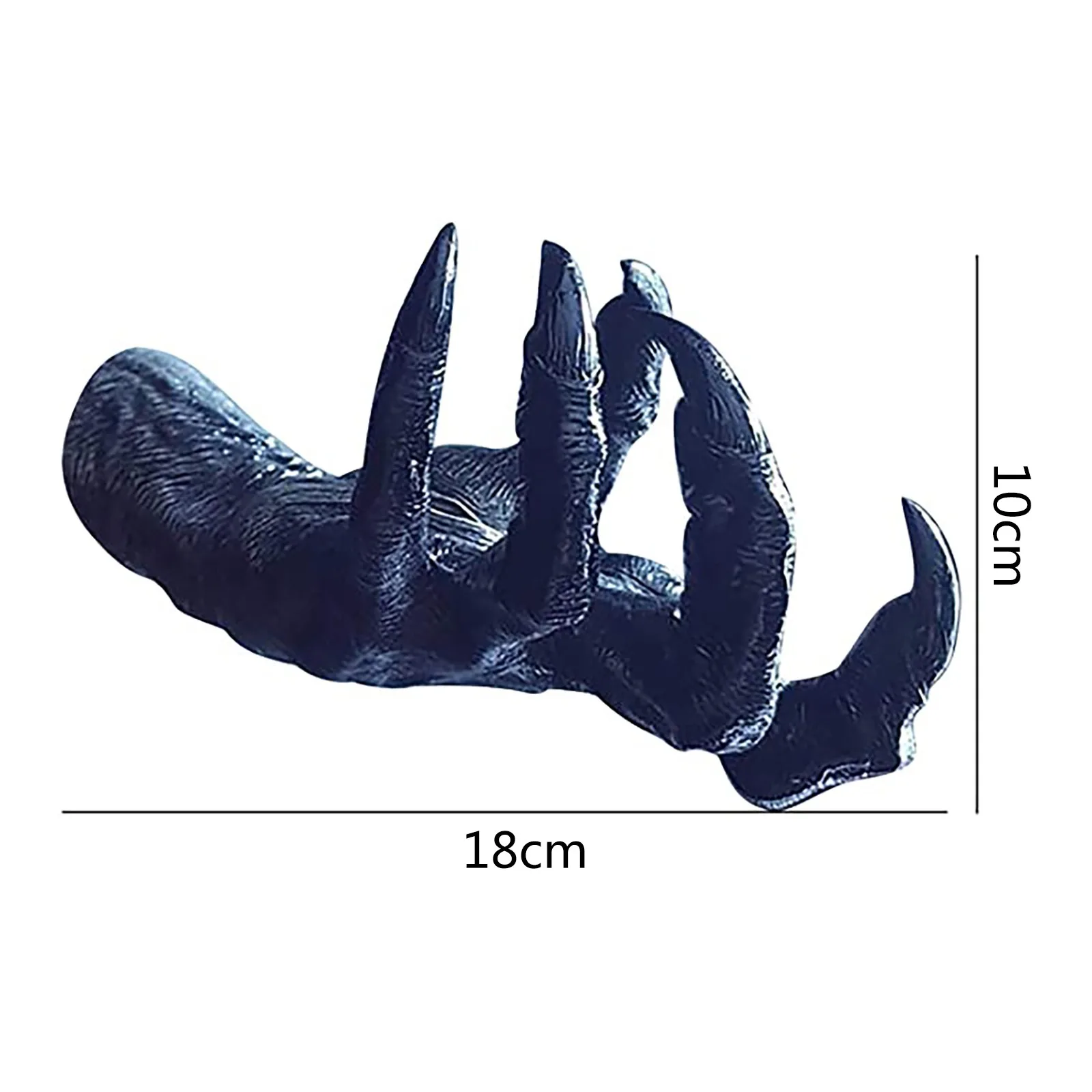 Witch\'s Hand Witch Decor Wall Hanging Statues Creative Wall Decor Resin Aesthetic Art Sculpture Retro Wall Witch Hand Ornament