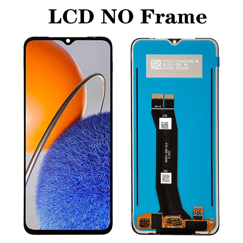 Фото Новинка, ЖК-дисплей 6,52 дюйма для Huawei Nova Y61, зеркальный дисплей LX9N, рамка, сенсорная панель, дигитайзер для Huawei Nova Y61, экран, зеркальный ЖК-дисплей №4
