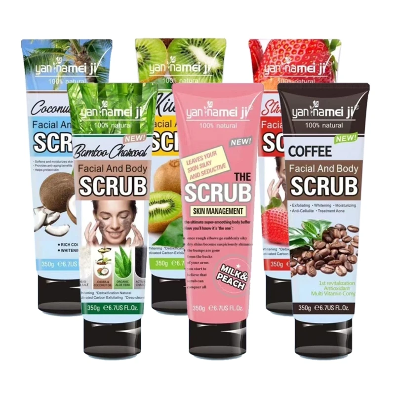 

yannameiji Butter Body Scrub Skin Smooth Softens Cuticles Face Moisturizing Exfolianting Dead Skin Remover