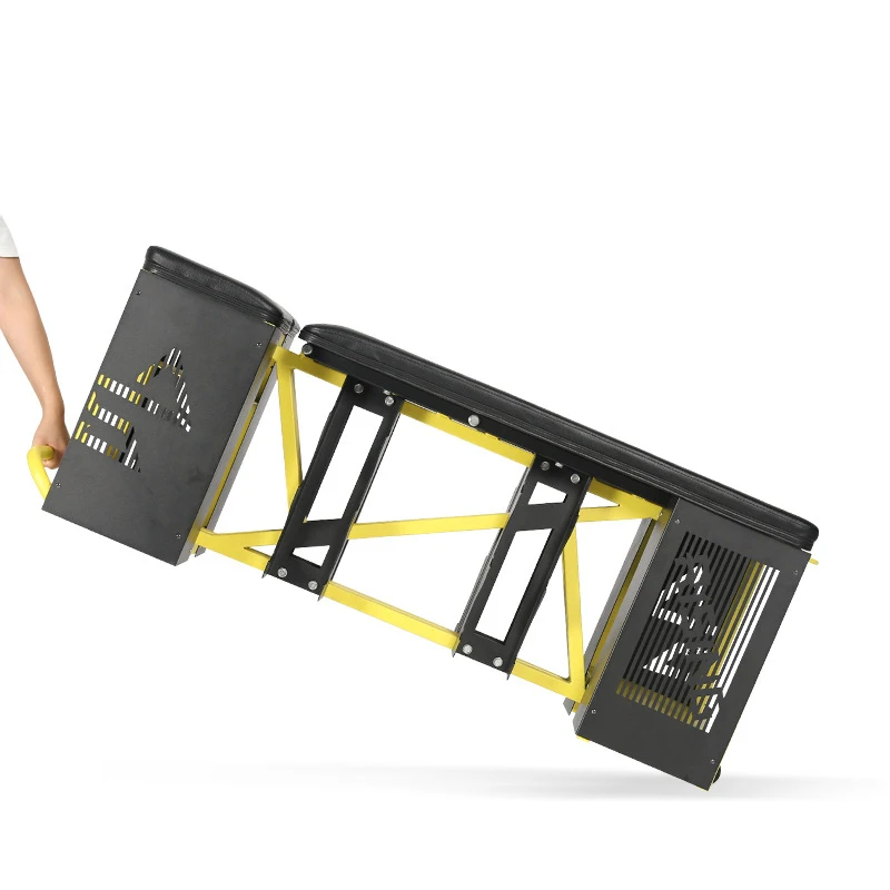 MIYAUP-Commercial Integrated Gym with Movable Angle Dumbbell, Adjustable Storage Box, Fitness Chair, Dumbbell Bench
