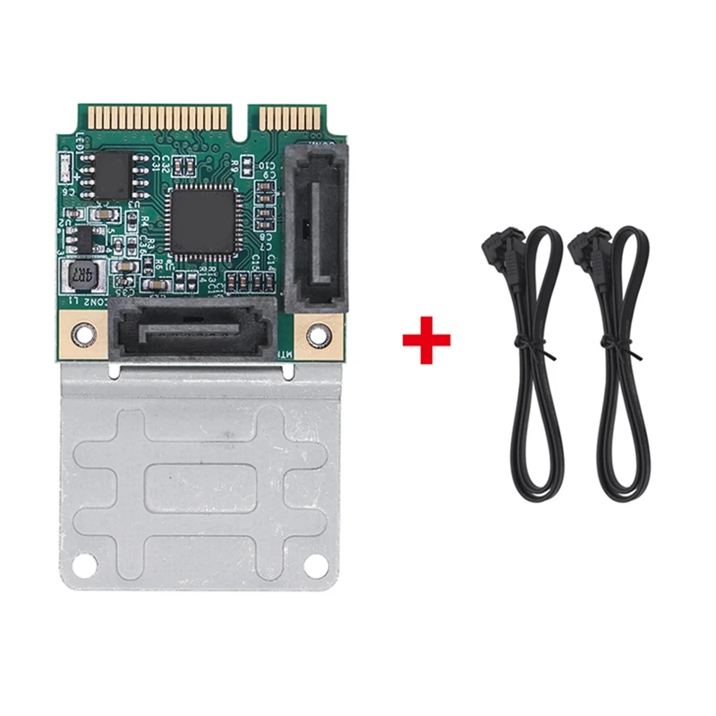 

Mini PCI-E SATA 2 порта SATA III 6G Mini PCI Express контроллер карты SATA3.0 Mini PCI Express SSD адаптер простой в использовании