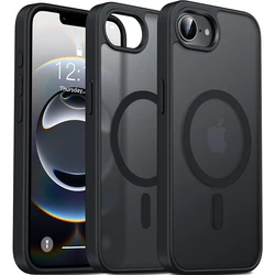 Sleek Matte Magsafe-Compatible Phone Case for iPhone 12 Mini (Black)