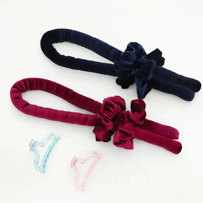 Hair Accessories Curler Heatless Curls Beauty Curly Products 3-piece Set Velvet Curling Iron Flexi Rods Magic Hairdresser Tools