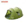 VEVOR Camping Tent Pop Up Tent for 4 Person Easy Setup Waterproof Backpacking Tent with Door & Window for Outdoor Family Camping 1