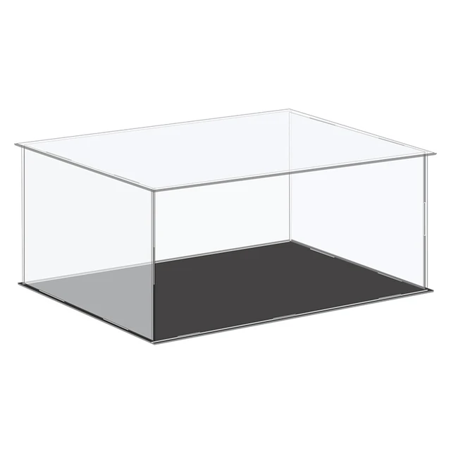 LEISHENT Boîte Vitrine Acrylique Transparent Vitrine antipoussière à  Auto-Assemblage Simple, boîte de comptoir cubique pour Objets de Collection  300mmx250mmx250mm,300mmx250mmx200mm : : Jeux et Jouets