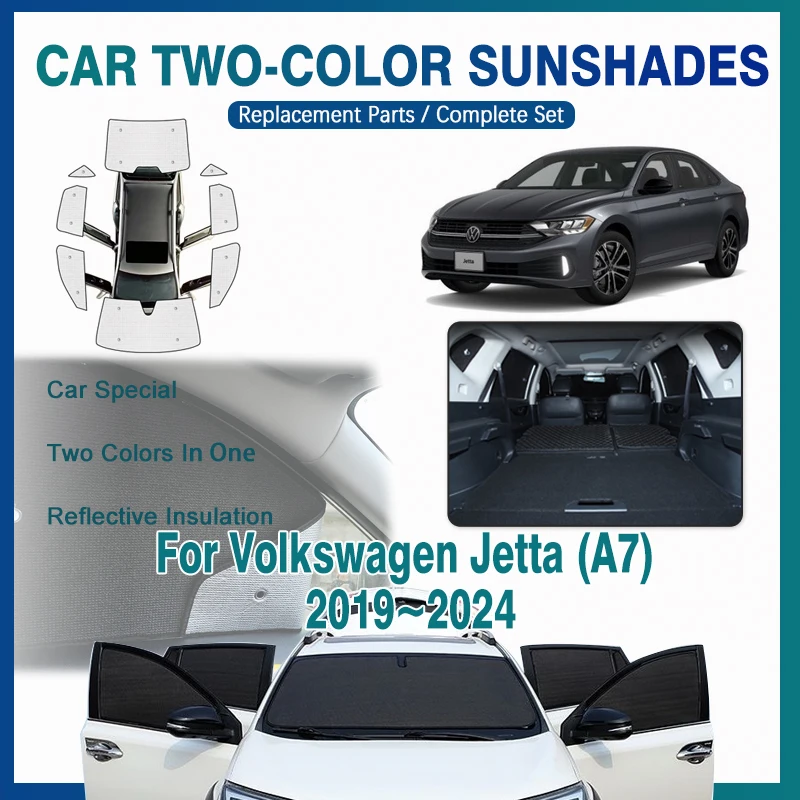 

Подходит для Volkswagen VW Jetta A7 Mk7 2019 ~ 2024, автомобильный козырек, солнцезащитный козырек, солнцезащитный козырек, накладка, автомобильные аксессуары для интерьера