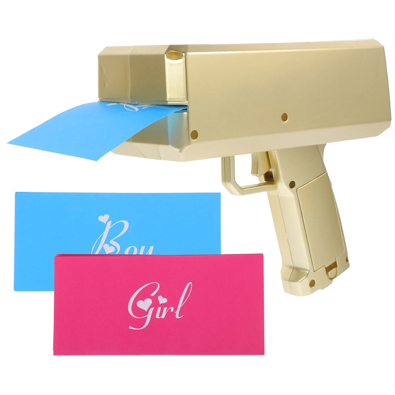 1 Set Gender Reveal Shooter Paper Playing Sprayer Boy O Girl Che Rivela Il Giocattolo Sparatutto