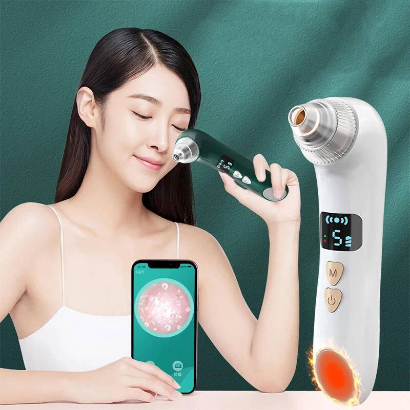 

Visual Electric Facial Blackhead Remover With Camera Vacuum Acne Cleaner Black Spots Removal Deep Cleansing Skin Pore Cleaner