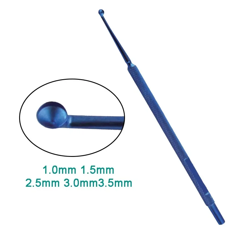 Titanium Alloy Chalazion Curette Eyelid Tools Ophthalmic Instrument