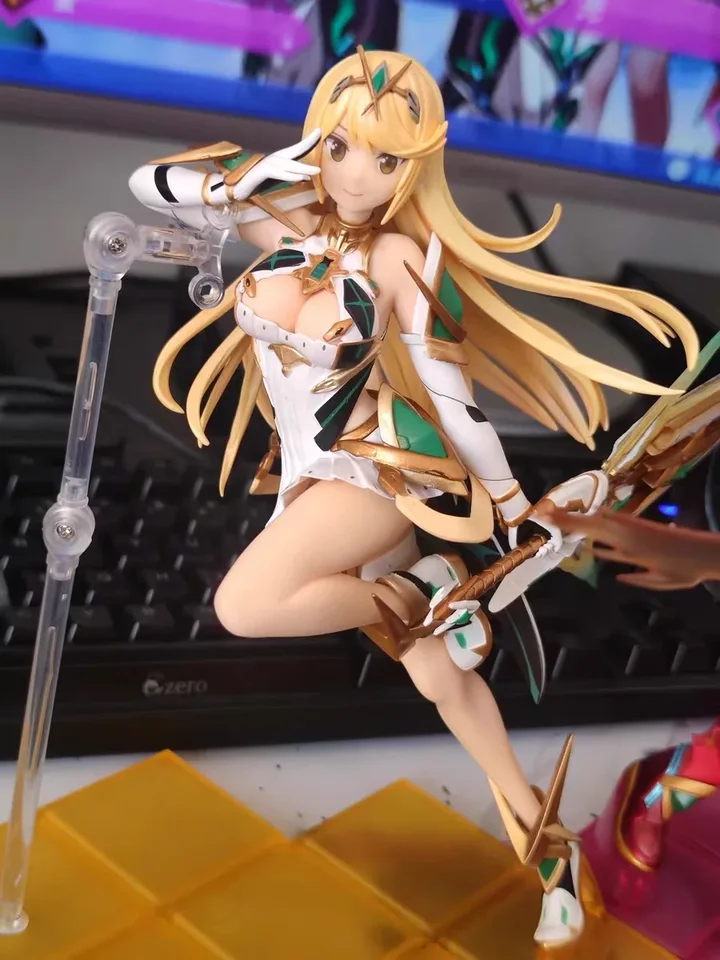 Hikari mythra xenobladeフィギュア収集可能なモデル玩具、2 hikari、1
