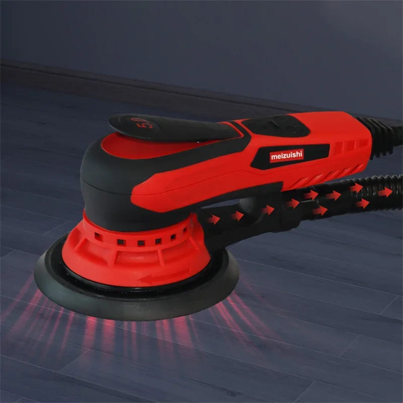 350W Random Orbit Sander 6inch Electric Orbit Sander Digital Display Speed Controller Sanding Polisher with Sandpaper electric polisher electric orbital sander