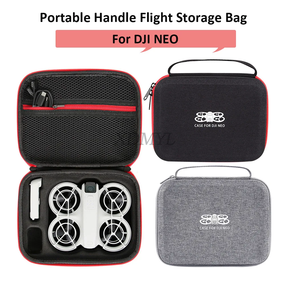 Mini Storage Bag For DJI NEO Waterproof Handheld Bag Travel Shockproof Carrying Case For DJI NEO RC N3 Controller Accessories