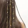 36pcs Star Decor Hair Ring Accessories ,Beads Hair Braid Rings Clips Dread Locks Hair Braiding Metal Cuffs Decoration