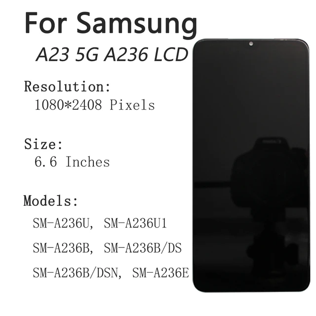 Samsung Galaxy A23 5G SM-A236B 6.6 128 Go Noir