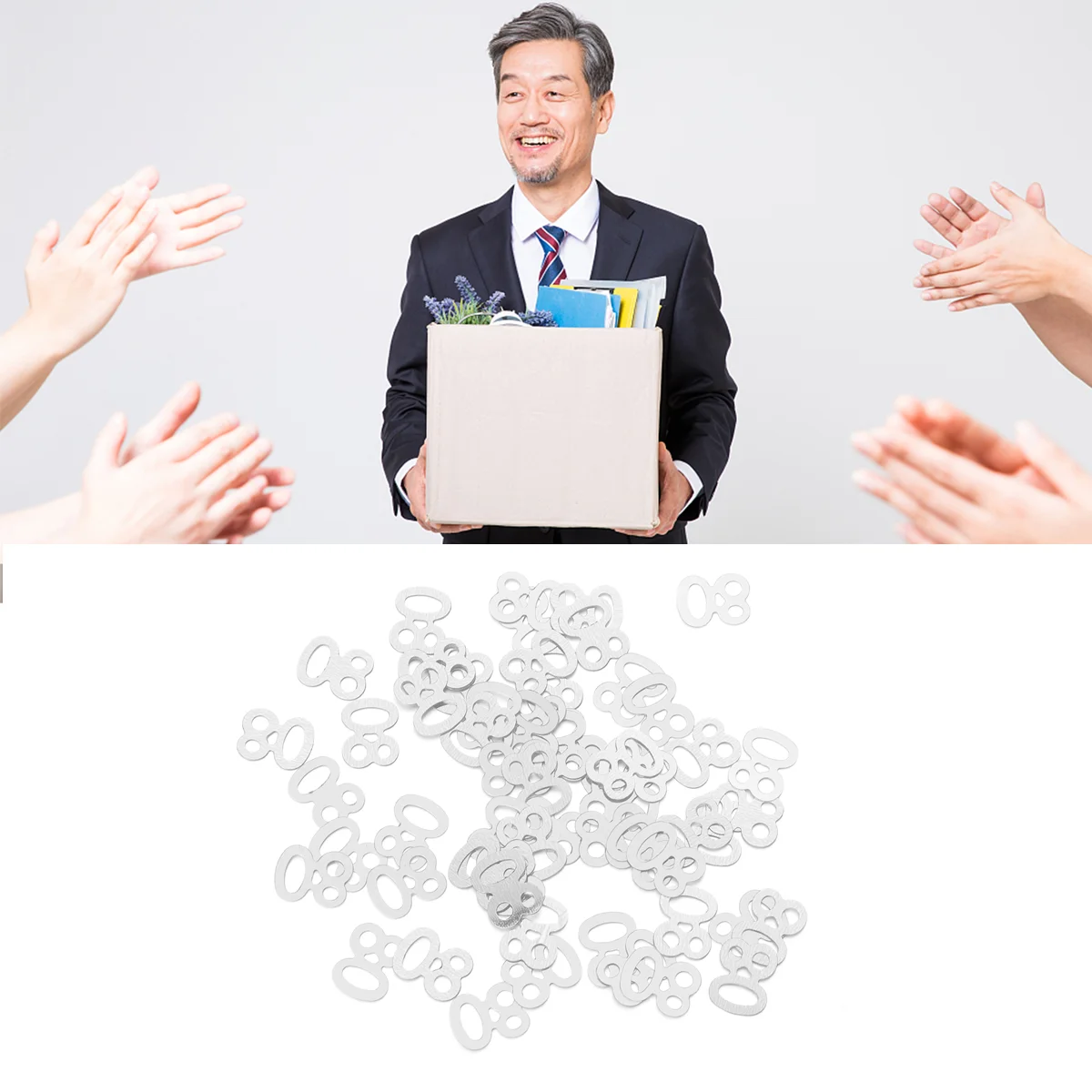 생일 축하 장식 색종이 장식, 기념일 번호 파티, 1200 개