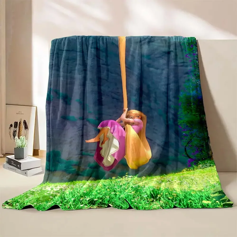 Disney Rapunzel Princess Soft Blanket Fluffy Soft Throw Camping Blanket for Children Sofa Throw Quilt Thin Blanket Fashion Gift 4