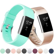 

Silicone Strap for Fitbit Charge 2 Watch Band Wristband Band Strap Soft TPU Watchband for Fitbit Charge 2 Smartwatch Accessories