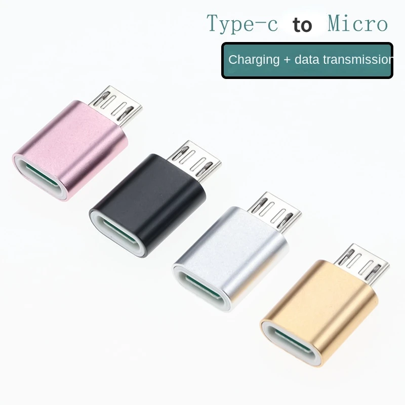 USB C타입 암-마이크로 USB 수 어댑터 커넥터, 마이크로 USB 충전기 어댑터, V8 충전 데이터 전송 컨버터