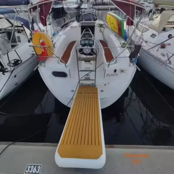 Portable Inflatable Air Dock Water Platform Swim Dock Mat Inflatable Floating Gangway Platform For Yacht Boat Pool Beach Ocean 5