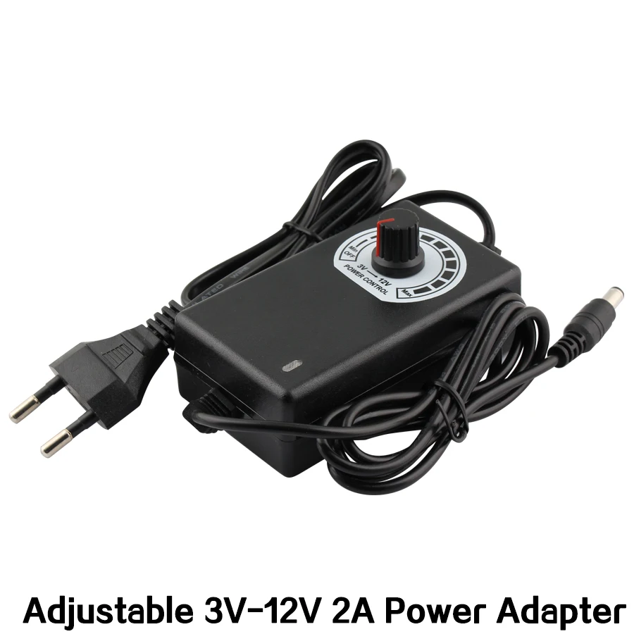 12V Einstellbare Netzteil Adapter AC DC 3V 5V 12V 2A 24W Universal  ladegerät Regler spannung AC DC 220V Zu 12V Power Adapter - AliExpress